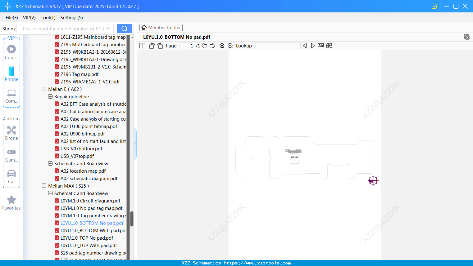 Meizu L0YU.1.0_BOTTOM No Pad